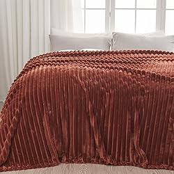 NEWCOSPLAY Super Soft King Blanket Coffee Premium