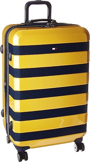 tommy hilfiger luggage yellow