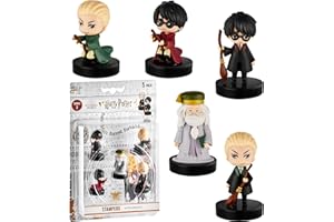 P.M.I. Self Inking Harry Potter Stampers - Set of 5- Harry Potter Accessories | Mini Toy Figurines for a Harry Potter Party, Cake Topper, Collectibles, 2.5 Inches