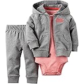 Carter's baby-boys 2 Piece Striped Cardigan Set 121g375