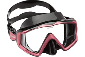 Cressi Perfect View Scuba Diving, Snorkeling Mask in Pure Comfortable Silicone - Available with Different Panoramic Lenses - Liberty Triside: Designed in Italy