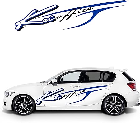 Amazon カッティングステッカー 英文字シート 車のドレスアプに最適なステッカー 車ボディステッカー 左右set 車 バイク 車 バイク