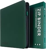 Vault X 12 Pocket Trading Card Binder Zip 480 Cards Green Exo-Tec Album