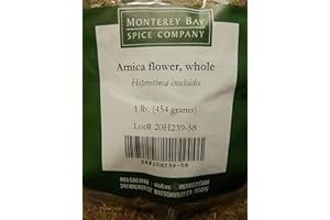 MONTEREY BAY HERB CO. Arnica Flowers Whole | Used to Produce Infused Oils for Topical Use | 1 LB