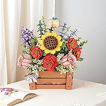 SETUP-EXE ★FLOWER FRILL SL Amazon.com: ROBOTIME 3D Wooden Bloom Box Puzzle, Adults