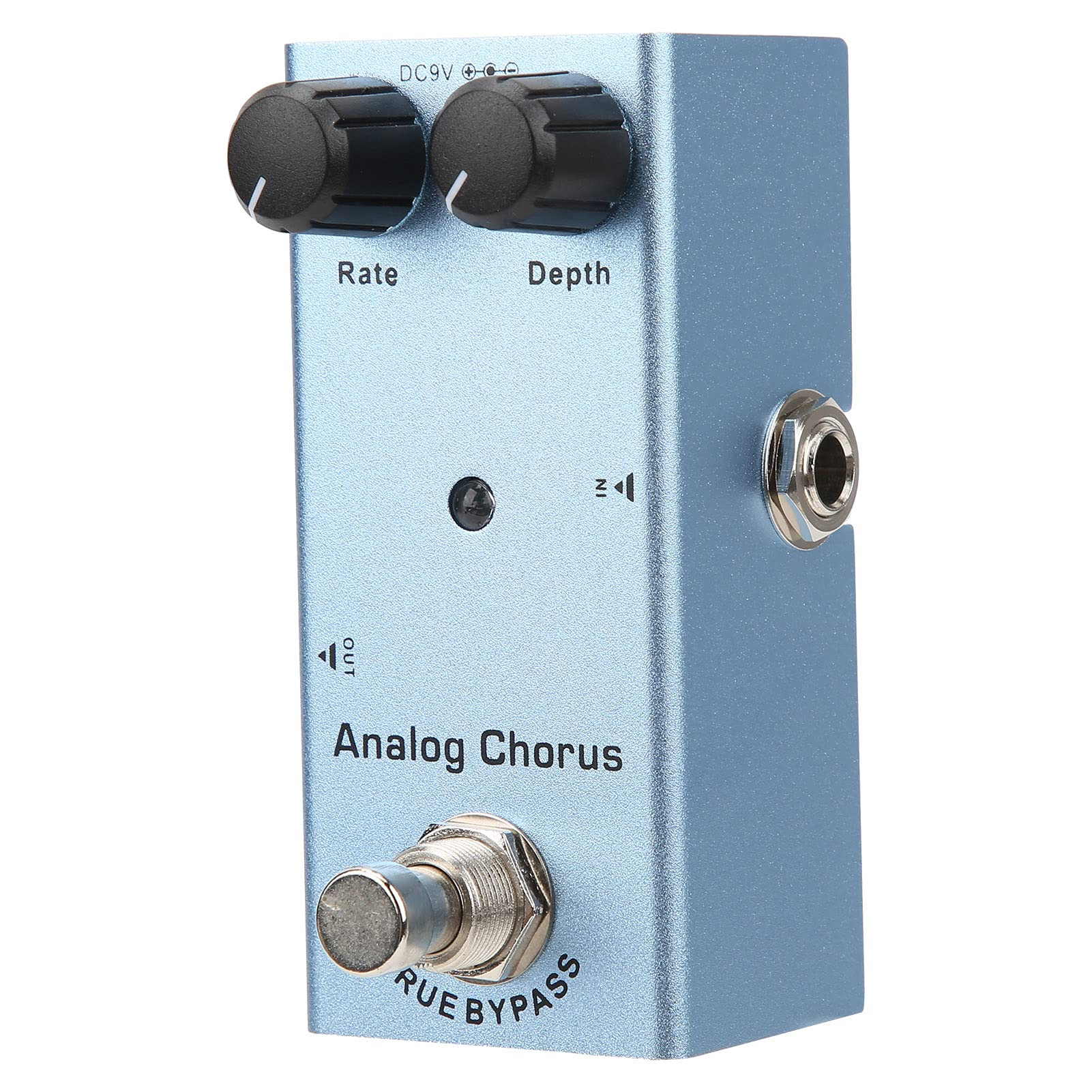 Analog Chorus Guitar Effect Pedal Electric Guitar Effect Pedal Metal Knob Adjustment with True Bypass(ZP-07 Analog Chorus)