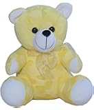 Amardeep & Co Yellow Heart Teddy 25Cms - AD501