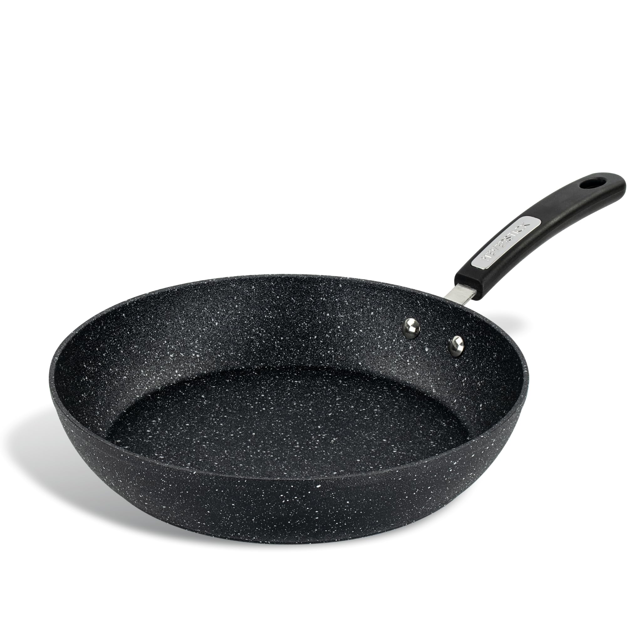Scoville NEVERSTICK 28cm Frying Pan, Non-Stick Frying Pan, 11" Diameter, Suitable for All Hobs Including Induction, Rapid Heat Conduction, Perfect for Cooking Eggs, PFOA Free, Aluminium, Black