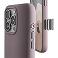 TineeOwl for iPhone 16 Pro Magnetic Case, [Covered Camera Control Button], Compatible with MagSafe, TPU, Minimalist, Slim/Thin, Grippy - Dune Series (Dusty Lilac, iPhone 16 Pro)