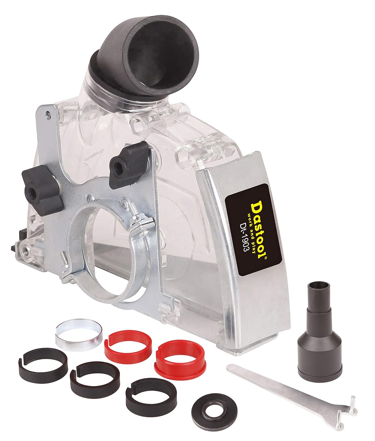 Dastool Dust Collector Attachment,Cutting Dust Shroud for Angle Grinder