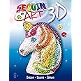 Sequin Art 3D Series Unicorn Figurine, Sparkling Arts and Crafts Kit; Creative Crafts for Adults and Kids