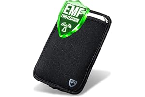 SYB Shield Your Body Anti Radiation Cell Phone Pouch, Cell Phone Sleeves for Blocking EMF, Radiation Blocker for Cell Phone, Black, XL, for Phones Up to 3.25-inches Wide (7 x 4.25 Inches Pouch Size)