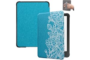 SCSVPN Case for Kindle Paperwhite 2024, Ultra Slim PU Leather Smart Protective Cover with Hand Strap - Auto Sleep/Wake for 7'