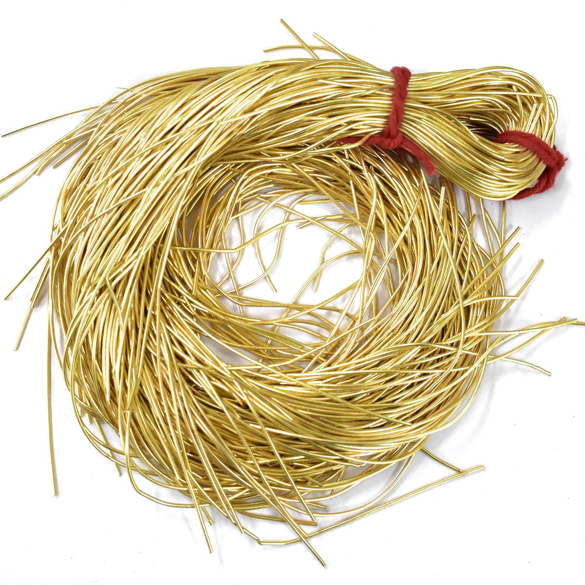 French Wire for Jewellery Making and Embroidery Purpose,1MM, Smooth Finish, Golden Color(100 Gram)
