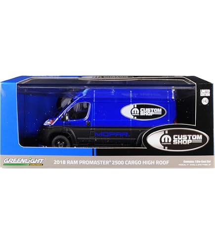 Dodge RAM ProMaster 2500 Cargo High Roof UPS 2018, GreenLight 1:43