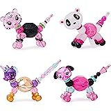 Twisty Petz Beauty, 4-Pack with Tiger, Unicorn, Puppy and Panda Collectible Bracelets with Makeup, Amazon Exclusive