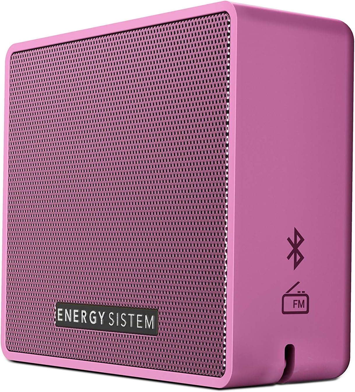 Energy Sistem Music Box 1+ V4.1 5 W Portable Bluetooth Speaker with Micro SD MP3 FM Radio Audio-in (Grape Pink)