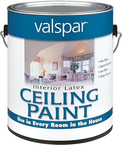 Valspar Brand 1 Gallon Interior Latex Ceiling White Paint 27 1426