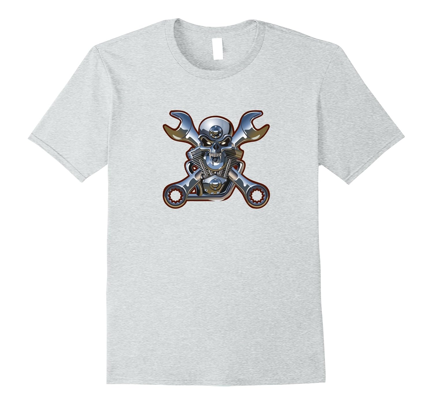 Skull Engine And Gears - Graphic T-shirt-ANZ