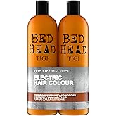 TIGI Bed Head Urban Antidotes Colour Goddess Shampoo and Conditioner Set for Dyed Hair, Color Protectant Hair Care Duo, 25.35 fl oz.