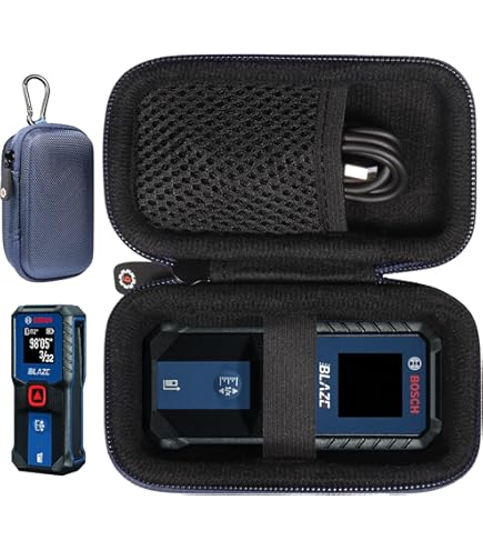 1680D Laser Measure Case Fits For Bosch GLM20 Blaze 65ft Laser Distance Measure & DTAPE DT50 165ft Laser Measure & GLM100-23, With Pen Pocket, Belt - View #11