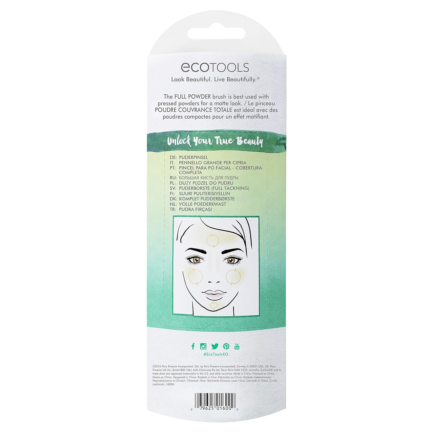 EcoTools Full Powder Brush for Pressed Powder: Beauty