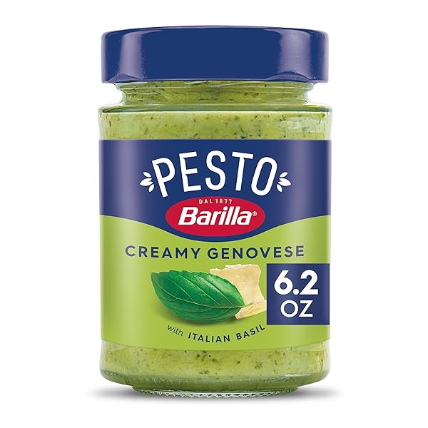 BARILLA CREAMY GENOVESE PESTO WITH ITALIAN BASIL PASTA...