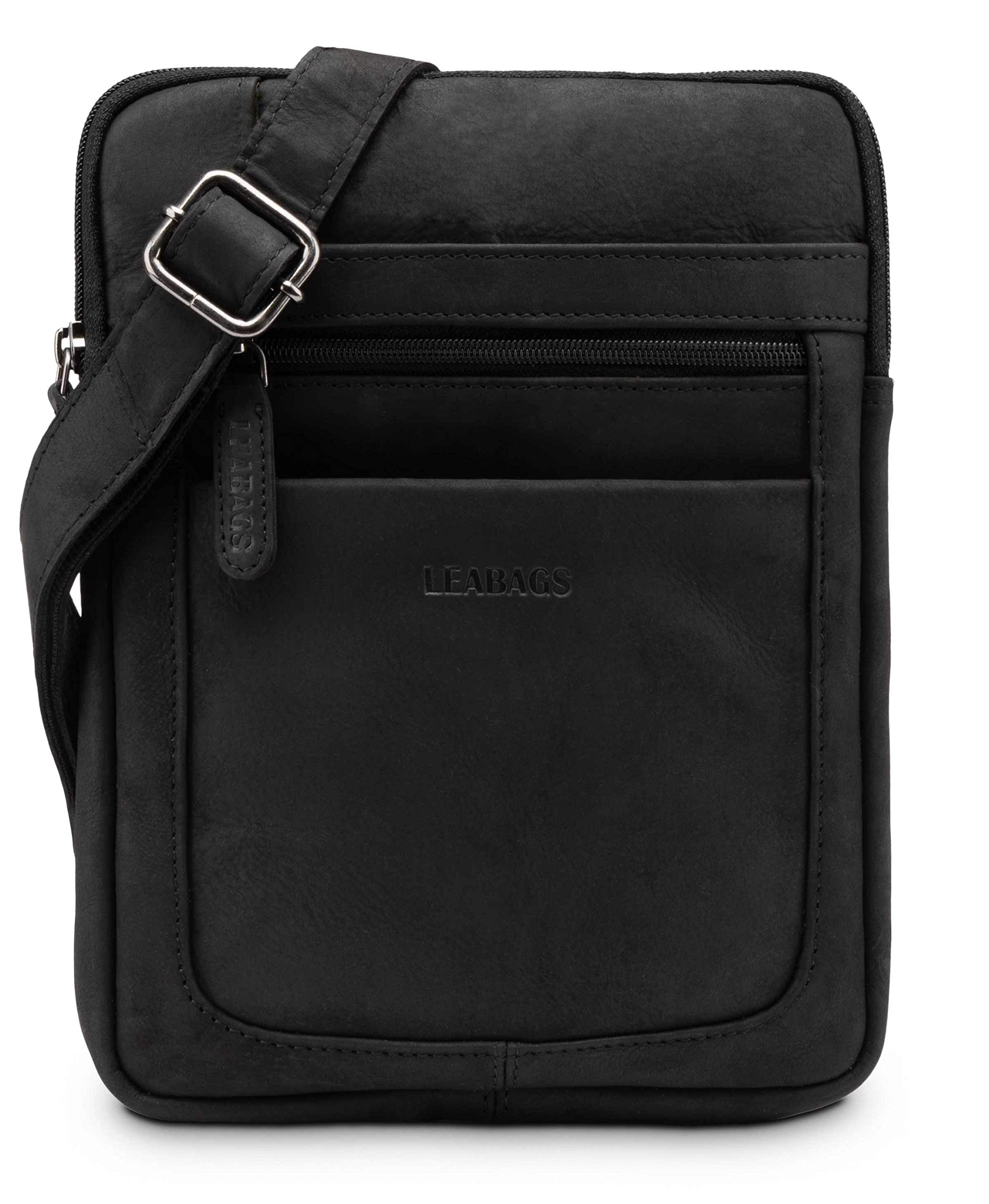 Buy LEABAGS Detroit Genuine Buffalo Leather Messenger Bag in Vintage