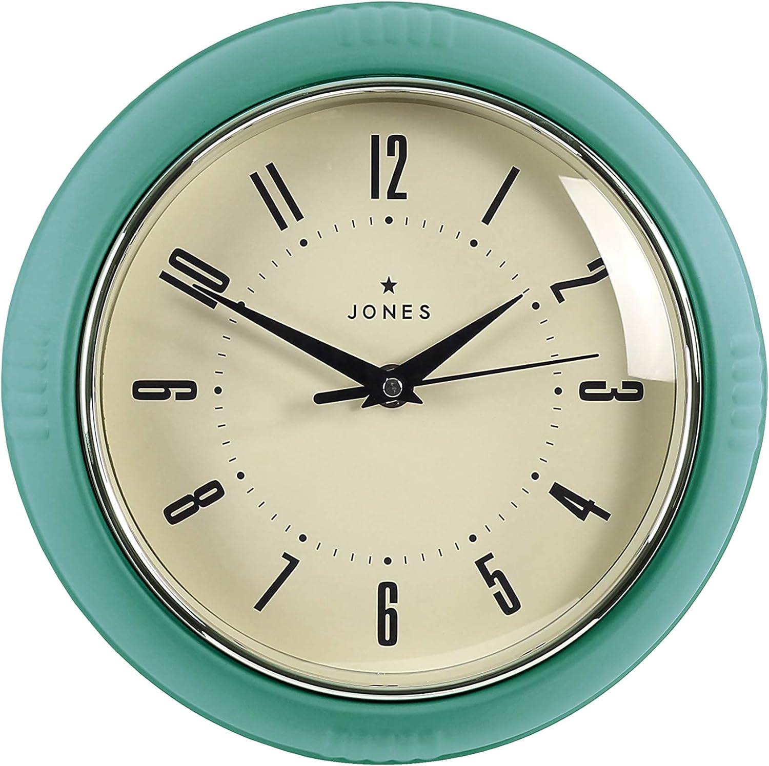 JONES CLOCKS® KetchupWanduhr, RetroDesign, perfekt für die Küche
