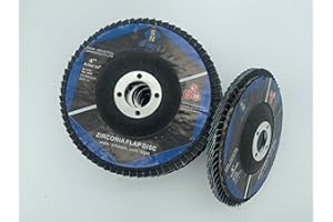 SIGNI 4" x 5/8" Premium Zirconia Flap Discs T27 10-Pack (Grit 120#)