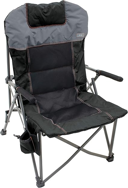 hard arm folding camp chair