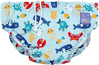 Bambino Mio Schwimmwindel SWPL DSB, Meerestiere Blau, L (1-2 Jahre)