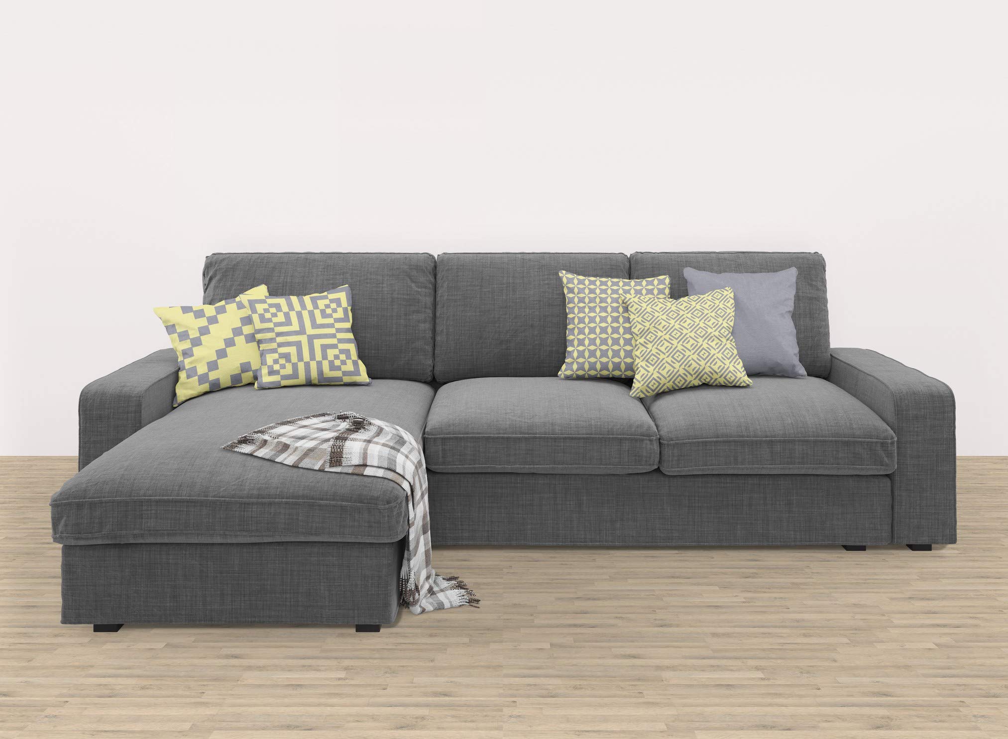 Bonamaison Decorative Cushion Cover Set, Cotton, Multicolor, 45x45 cm