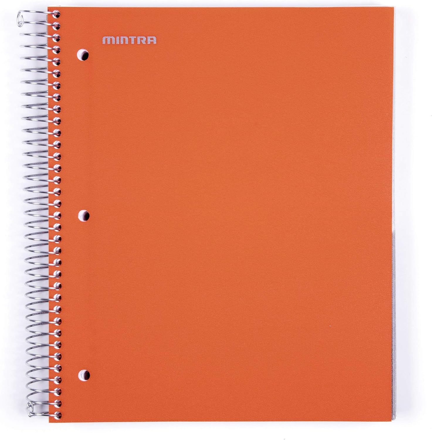Mintra Office Durable Spiral Notebooks, 5 Subject, 200