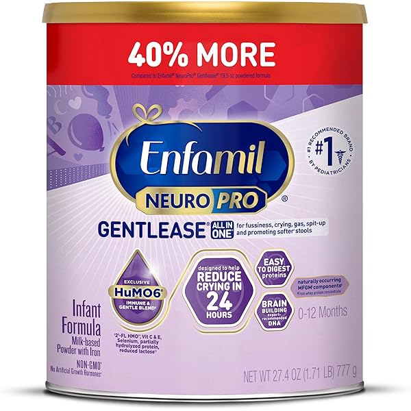 Amazon.com: Enfamil Gentlease Baby Formula, Reduces