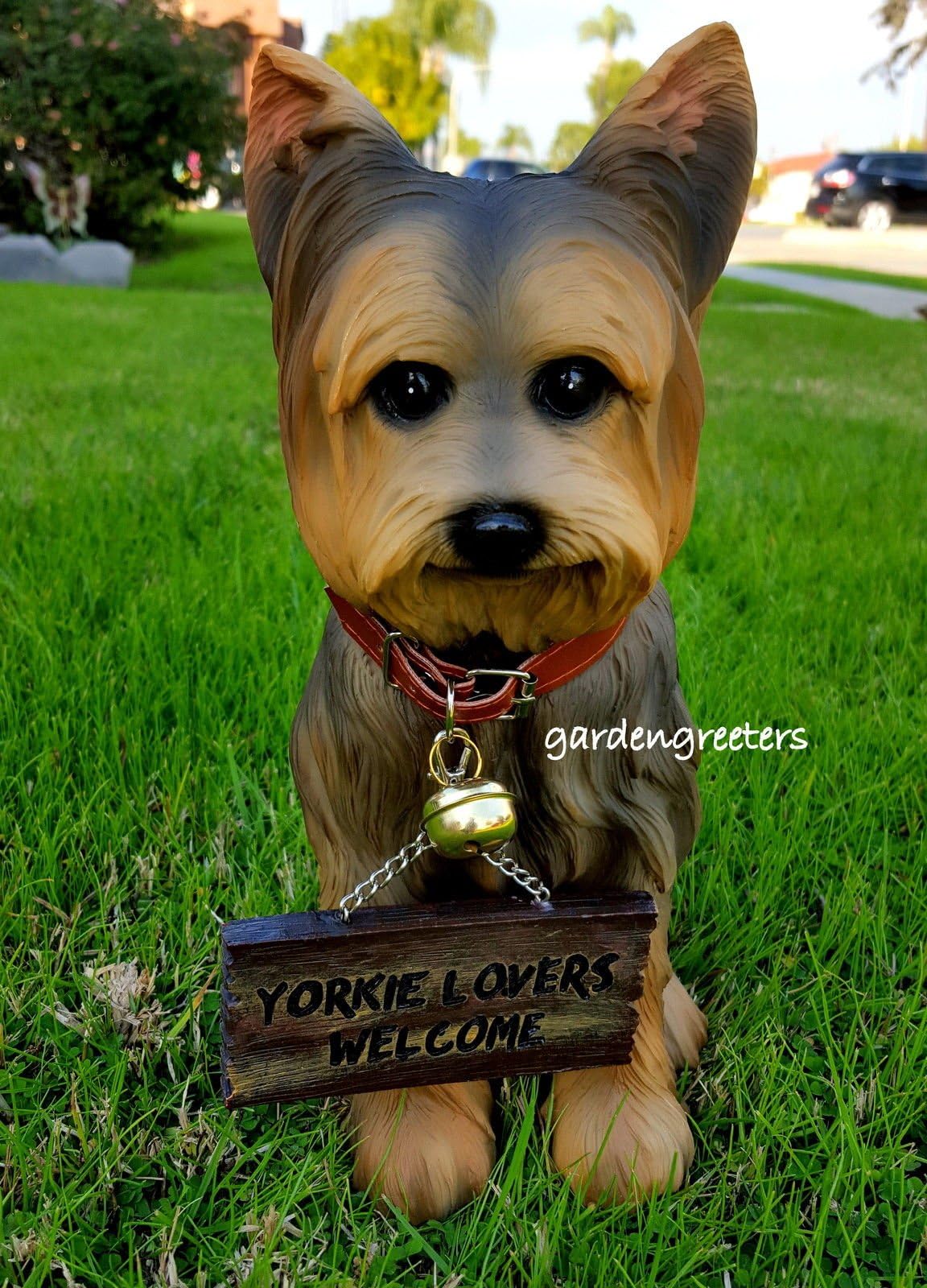 GARDENGREETERS Yorkie Statue Yorkie Figurine