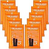 Macarrie 10 Pack 39” x 39” Fire Blanket