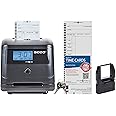 Pyramid Time Systems Model 5000 Auto Totaling Time Clock, Compatible with Pyramid 5000R Ribbon and 44100-10 Bar-Coded Time Ca