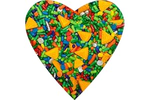 COOL MOM SPRINKLES Turtle Superhero Sprinkles (4 oz.) – Ninja Turtle Birthday Themed Sprinkles for Decorating Cakes, Cupcakes, Cookies & Desserts – Mixed in the USA/Gluten-Free