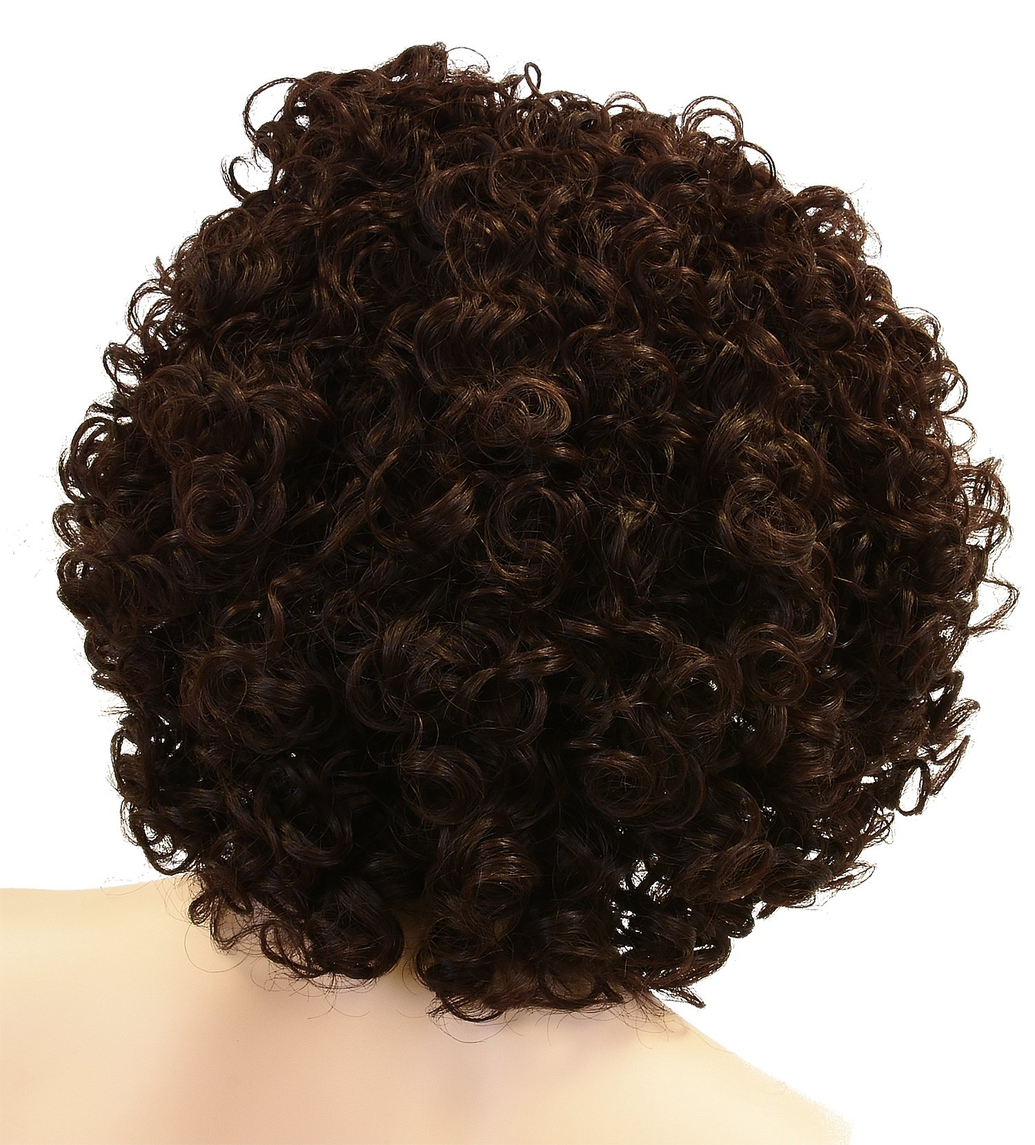 Synthetic Afro Curly Wigs for Black Women,Short Kinky Hair Wig African American Brazilian