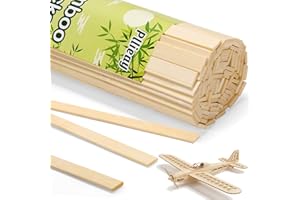 Pllieay 60 Pieces Wooden Sticks for Crafts, Bamboo Sticks Wooden Craft Sticks Extra Long Sticks for Crafting (15.75 Inches Length × 0.35 Inches Width)