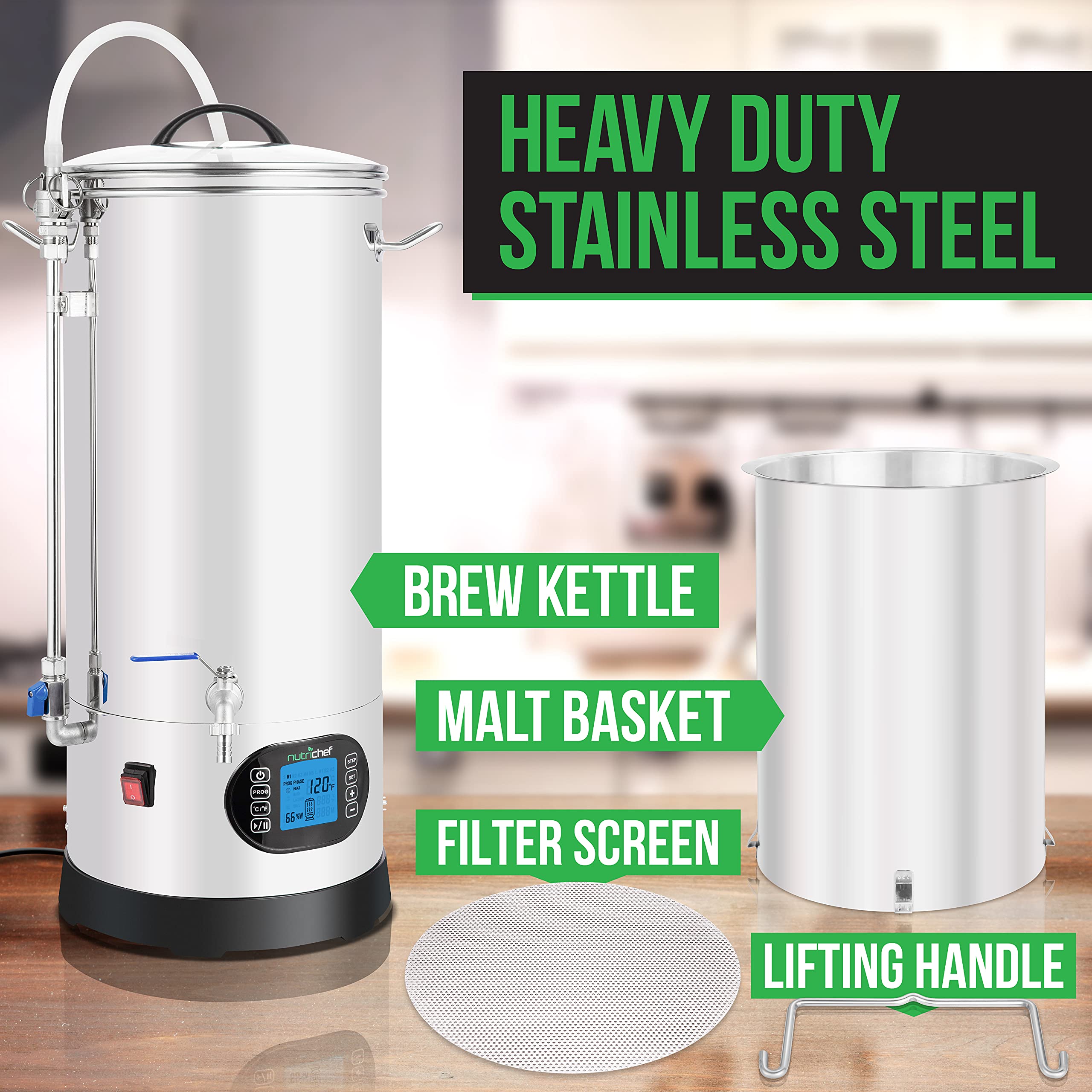 Mua All In One Home Beer Brewing Mash and Boil Device with Circulation ...