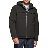 Levi's Men's Soft Shell Hooded Trucker Jacket Coat | Performance Shell, Water Resistant, Breathable, Waterproof Front Zipper, Sherpa Lined, Adjustable Hood &amp; Cuffs, Outdoor