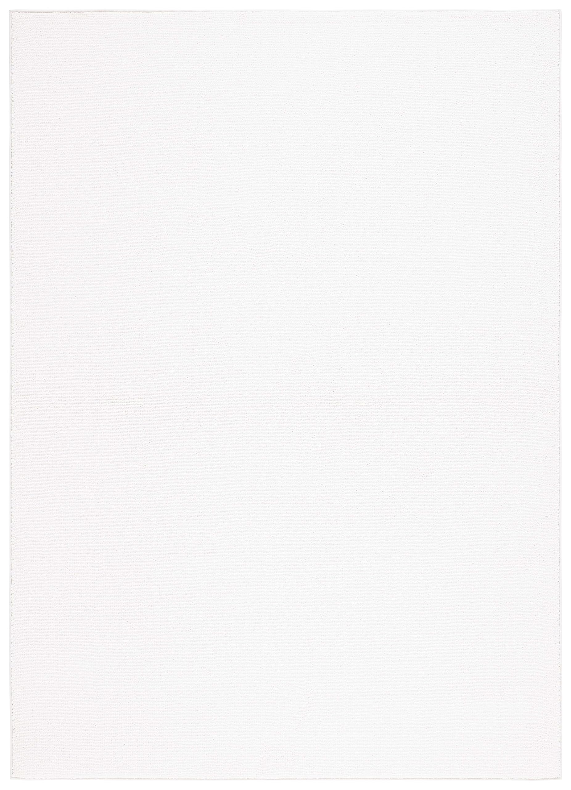 Safavieh Solid Color Area Rugs for Living Room Dining Room Bedroom - River Collection Short Pile Ivory 36"x60"