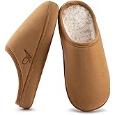 Athlefit Women's Fuzzy House Slippers Indoor Outdoor Warm Fluffy Slip-on Slide Slippers Shoes