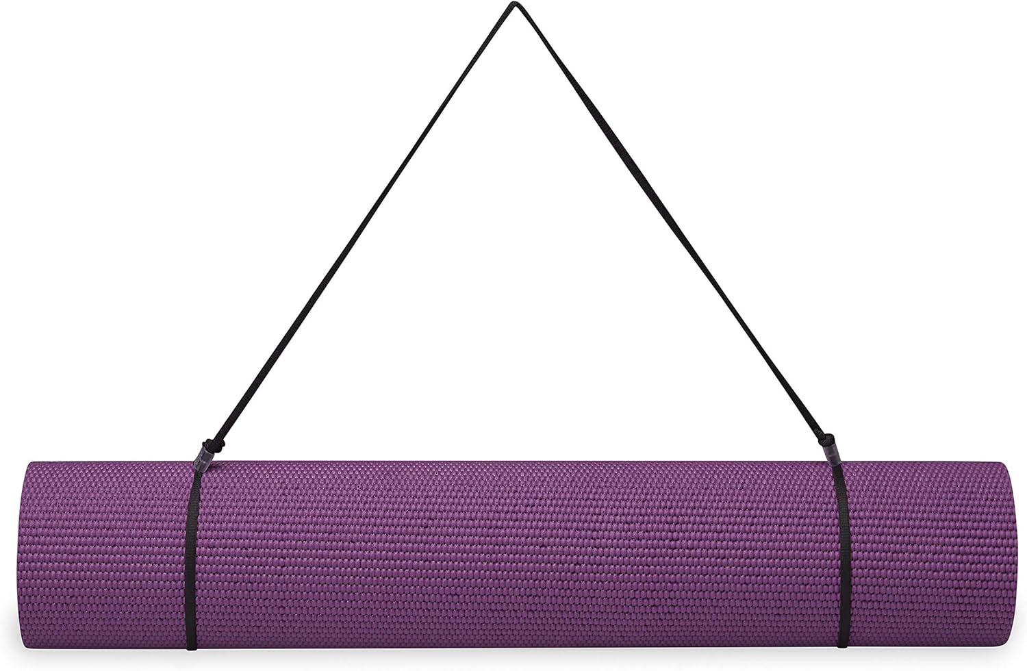 Gaiam Essentials Premium Yoga Mat with Yoga Mat Carrier Sling, Purple, 72 InchL x 24 InchW x 1/4 Inch Thick : Sports & Outdoors