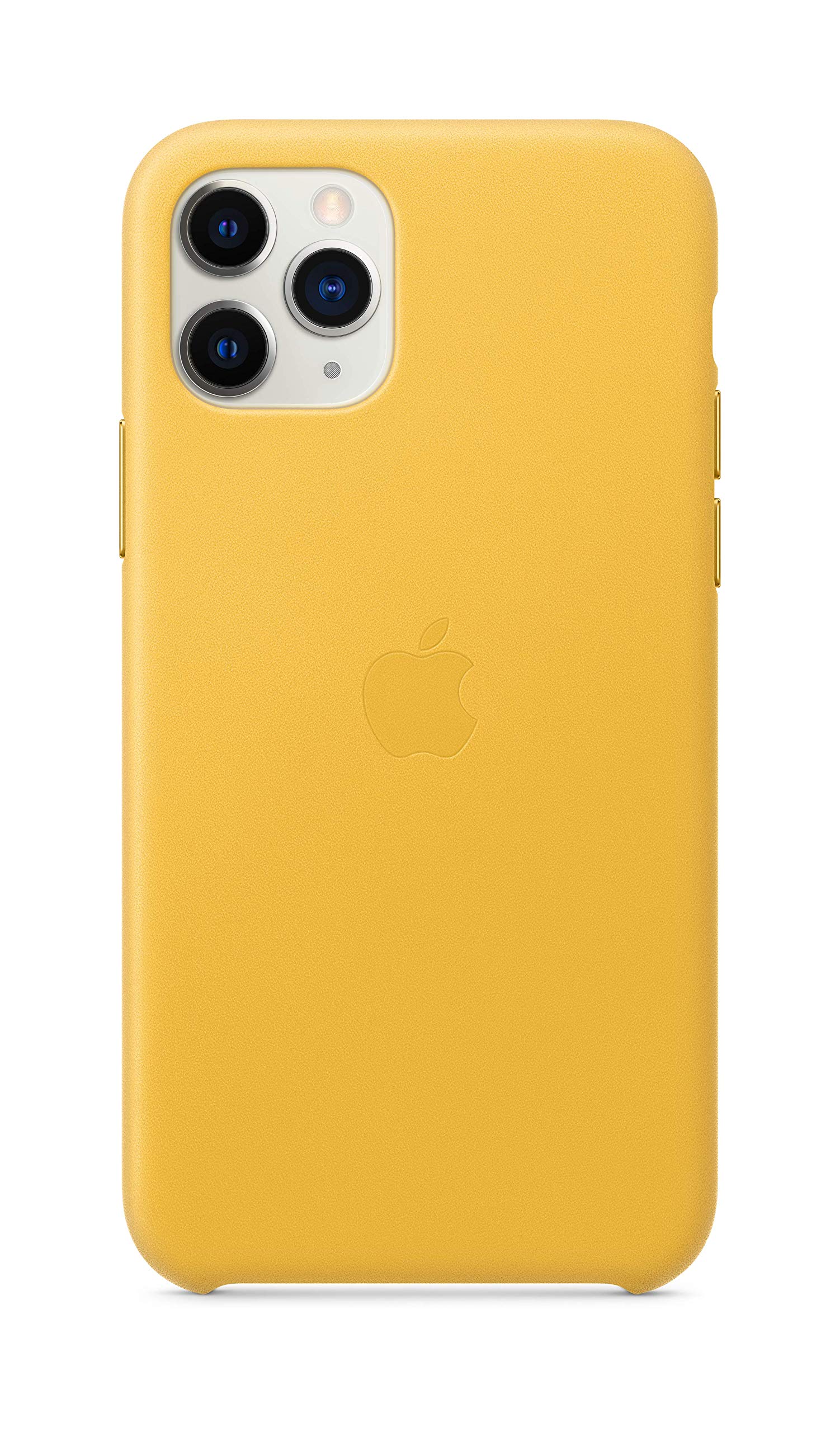 Apple Leather Case (for iPhone 11 Pro) - Meyer Lemon Image Apple Leather Case (for iPhone 11 Pro) - Meyer Lemon Image