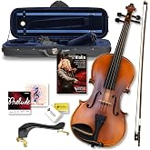 Bunnel Premier Violin Clearance Outfit 4/4 Full Size - Carrying Case and Accessories Included - Solid Maple Wood and Ebony Fittings By Kennedy Violins