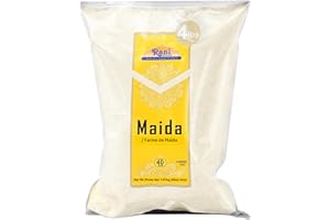 Rani Maida Flour (Indian All Purpose Flour) 64oz (4lbs) 1.81kg Bulk ~ All Natural | Vegan | Gluten Friendly | NON-GMO | Koshe