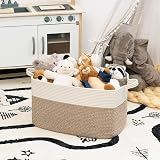 TIMEYARD Large Storage Basket 65L Cotton Rope 55x38x30 cm Laundry Toy Basket view 4